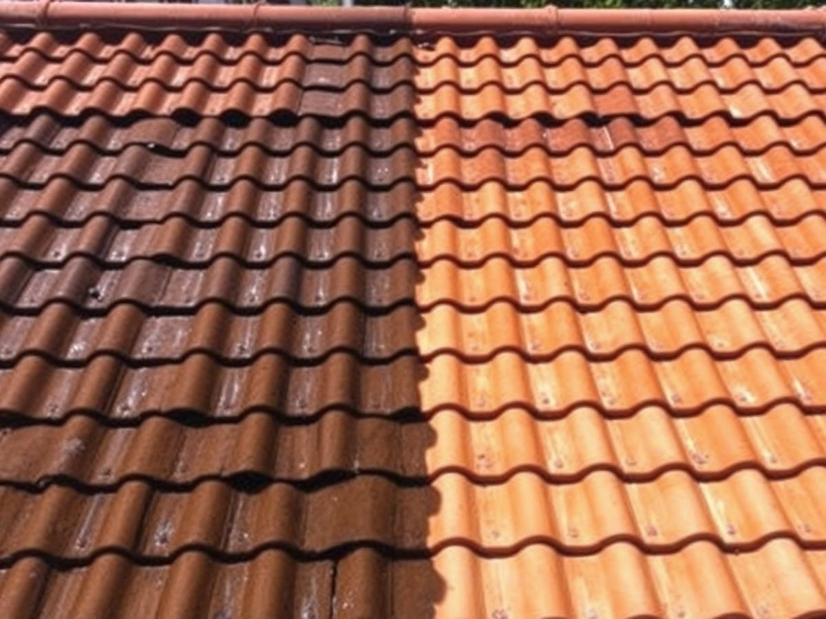 Roof soft wash
